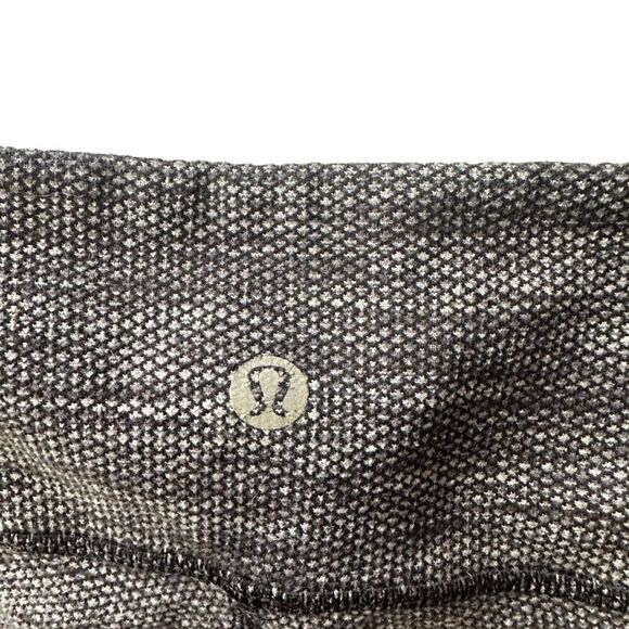 Lululemon Knit Herringbone Wunder Under full length black gray Leggings 6 - Picture 4 of 11